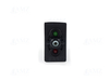 V Series Contura Switch DPDT Black V Series Contura Switch DPDT Black