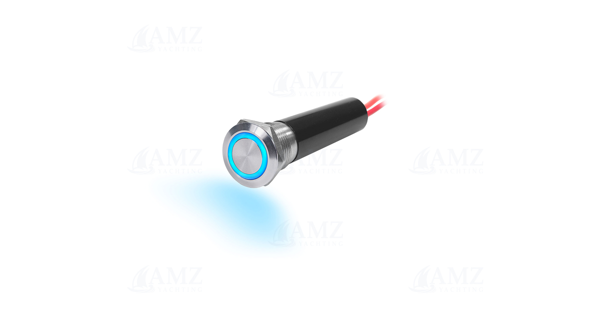 Ring Led Button Blue Sea Systems - Push Button LED Ring Switch | AMZ eShop