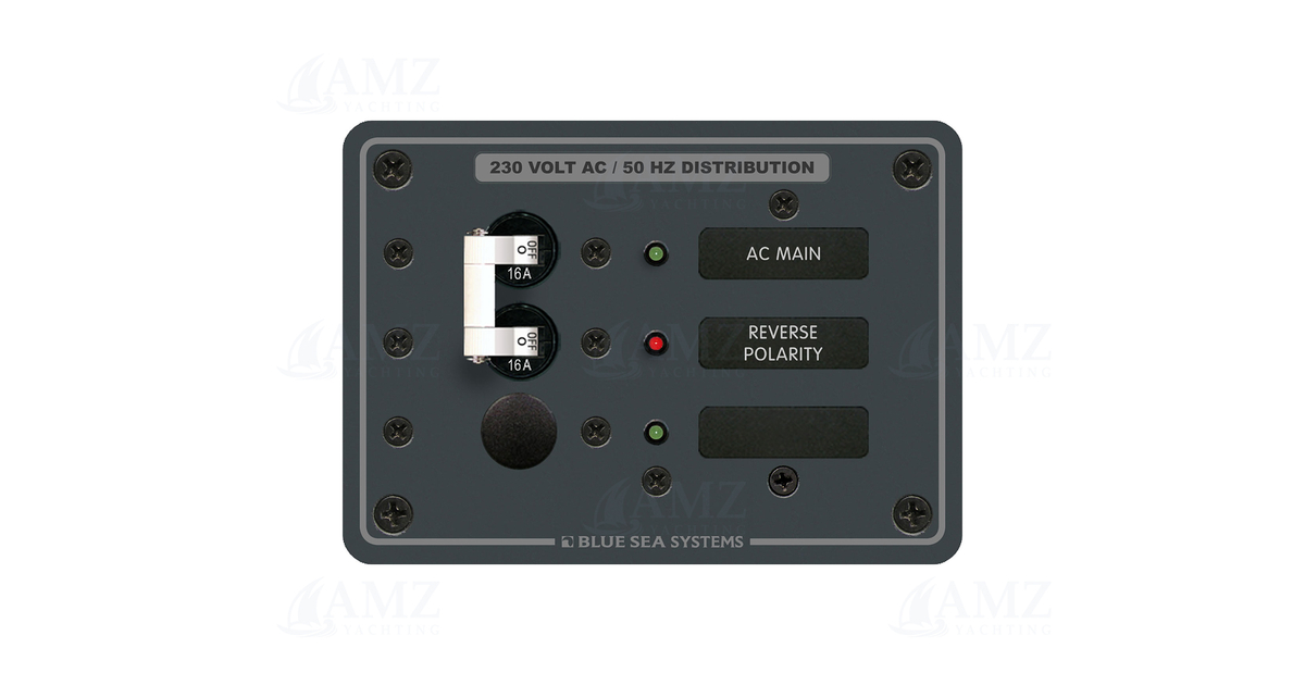 Blue Sea Systems - AC Main Panel + 1 Position [European] | AMZ eShop