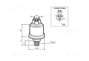 Pressure Sensor 5BAR/80PSI