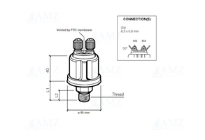 Pressure Sensor 2BAR/30PSI