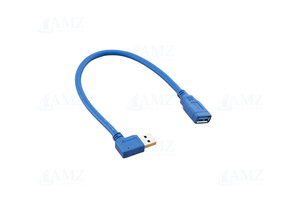 USB Extension Cable One Side Right Angle