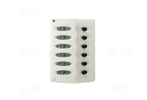 Contour Switch Panel Waterproof - 6 Position
