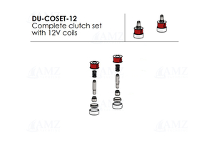 Complete Clutch Set 12V for DD1/MK2