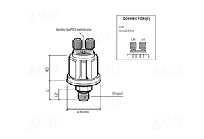 Pressure Sensor 5BAR/80PSI