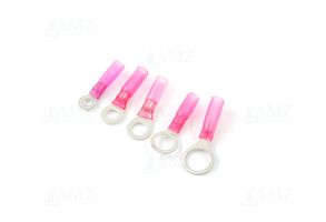 Heat Shrink Ring Connector Red