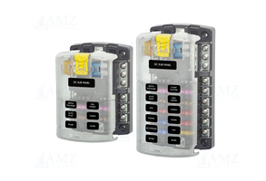 ST Blade Fuse Block with Negative Bus & Cover
