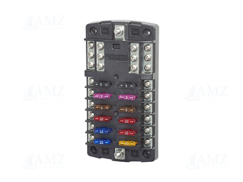 ST Blade Fuse Block with Negative Bus