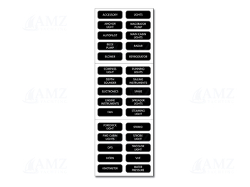Label DC Set 30 Black Large