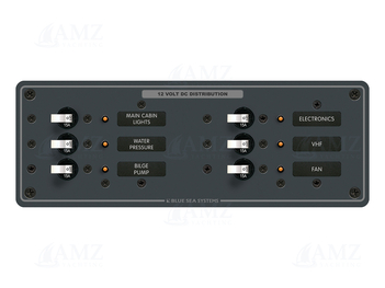 DC Power Distribution Panel - 6 Position