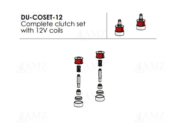 Complete Clutch Set 12V for DD1/MK2