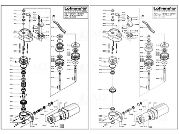 X2 Vertical Windlass Spare Parts