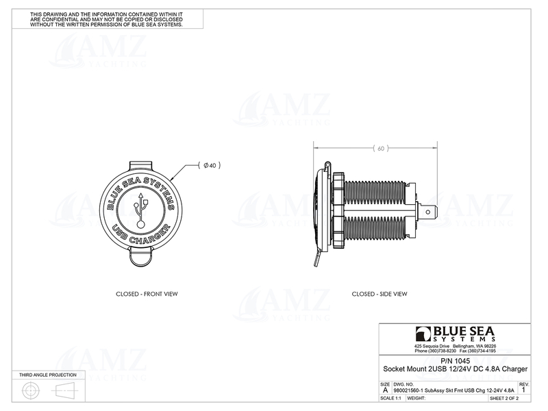 Dual DC USB Charger 4.8A