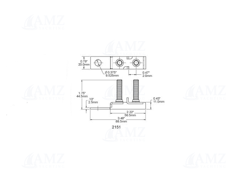 Dual MRBF Terminal Fuse Block Dual MRBF Terminal Fuse Block
