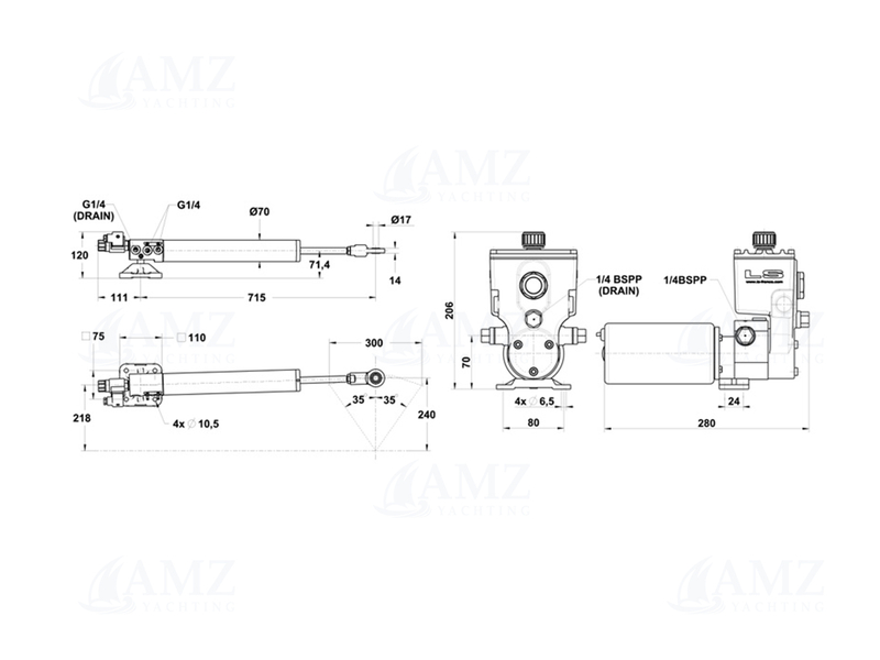 Linear Drive RV2 + VMH50 ST20 - 12V Linear Drive RV2 + VMH50 ST20 - 12V
