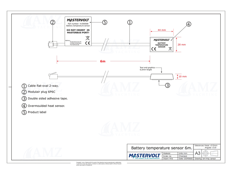 Temperature Sensor - 6m