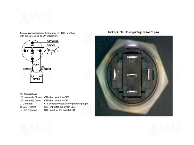 Push Button Led Ring Switch