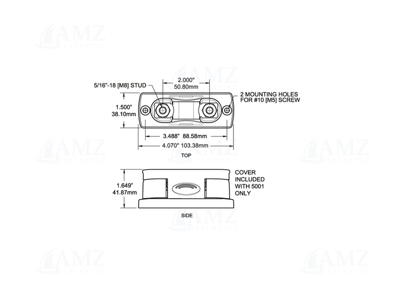 MEGA/AMG Fuse Block With Cover - 100A to 300A MEGA/AMG Fuse Block With Cover - 100A to 300A