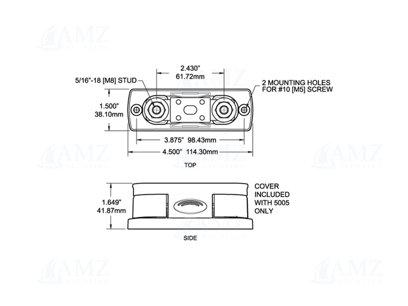 ANL Fuse Block With Cover - 35A to 300A