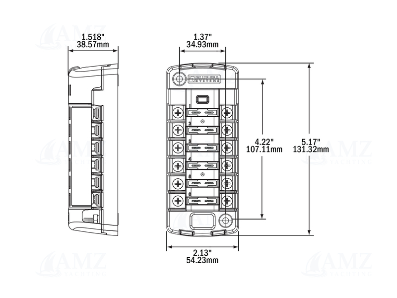 ST Blade Fuse Block Independent Circuits