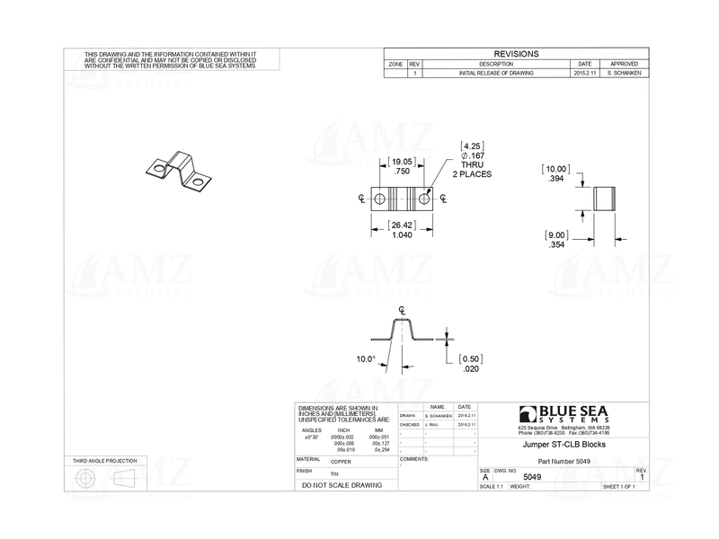 ST CLB Circuit Breaker Block Jumper