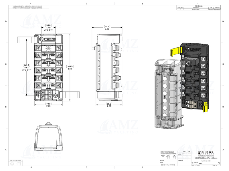 ST CLB Circuit Breaker Block - Independent Circuits