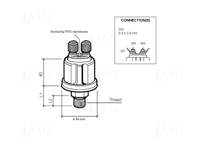 Pressure Sensor 2BAR/30PSI Pressure Sensor 2BAR/30PSI