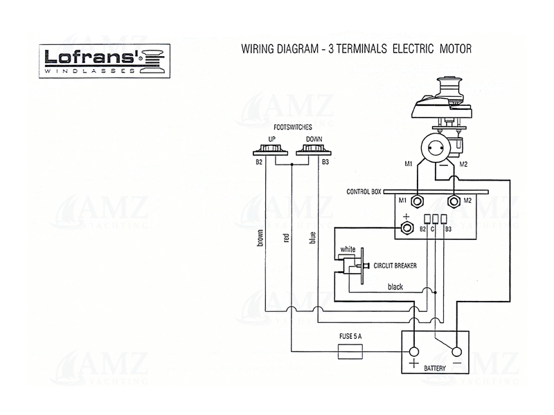 12V/3T Windlass Relay