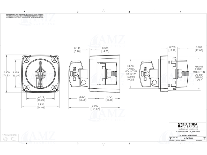 m-Series Single Circuit On/Off With Locking Key