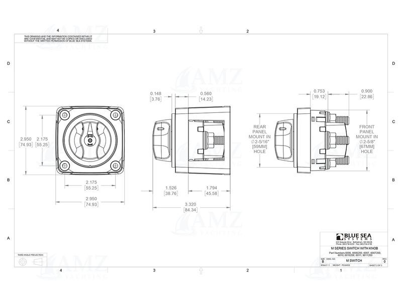 m-Series Battery Switch Mini Selector m-Series Battery Switch Mini Selector