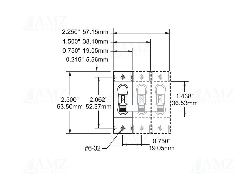 C-Series Toggle Circuit Breaker - Double Pole C-Series Toggle Circuit Breaker - Double Pole