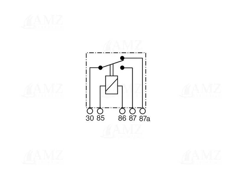 12V/30-40A Relay with Changeover Contact