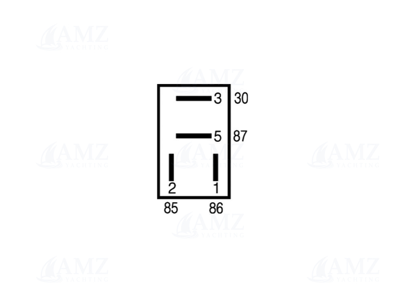 12V/25A Relay with Diode