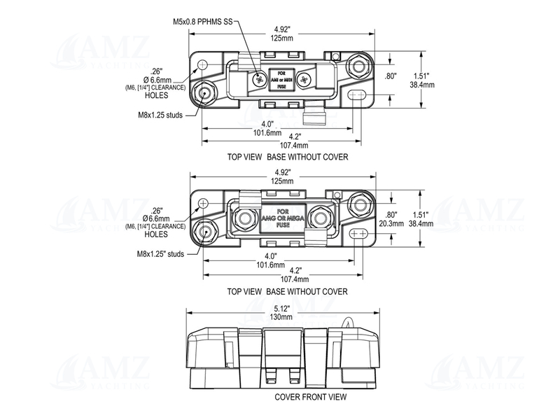 MEGA/AMG Safety Fuse Block