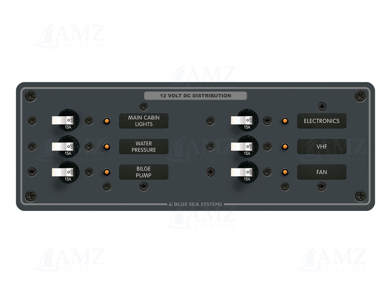 DC Power Distribution Panel - 6 Position DC Power Distribution Panel - 6 Position