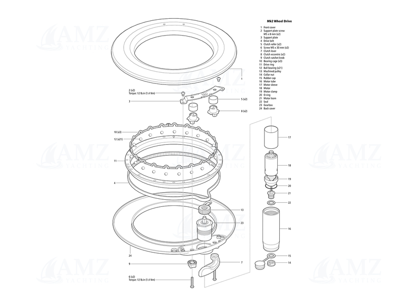 Autohelm Wheel Pilot Belt