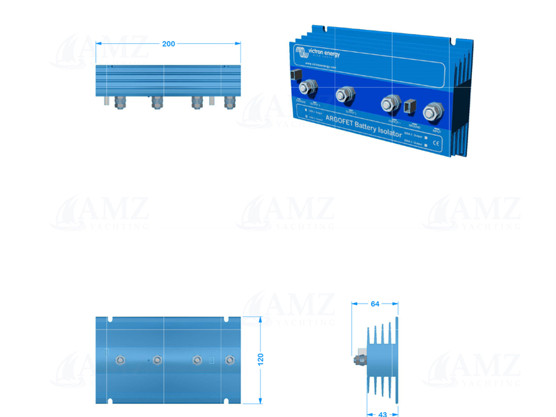 Argofet Battery Isolator - 200/3