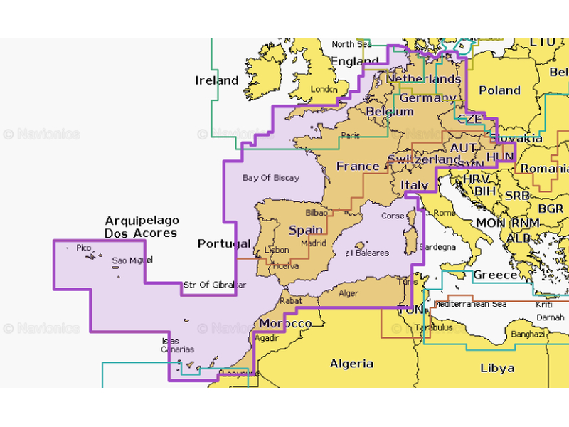 Navionics+ Large Marine Chart Module