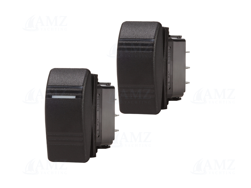 Contura Switch DPST Black Contura Switch DPST Black