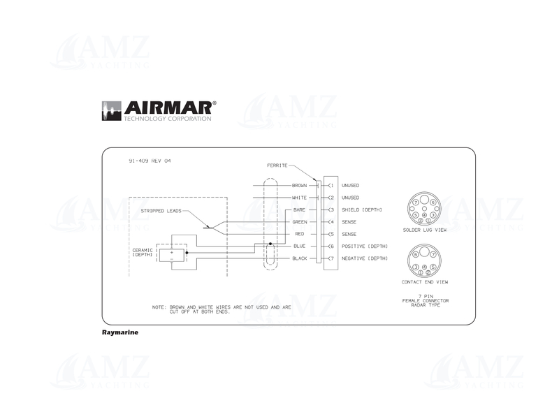 P319 Low Profile Thru-Hull Depth Transducer