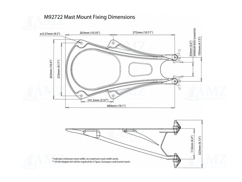 M92722 Mast Mount M92722 Mast Mount