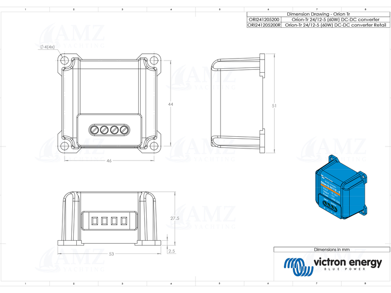 Orion-Tr DC/DC Converter 2412-5 Orion-Tr DC/DC Converter 2412-5