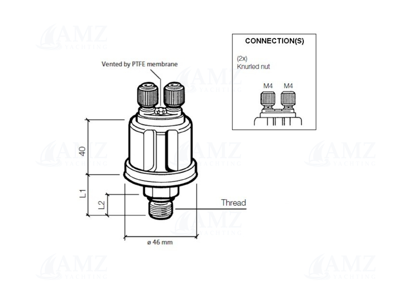 Pressure Sensor 5BAR/80PSI