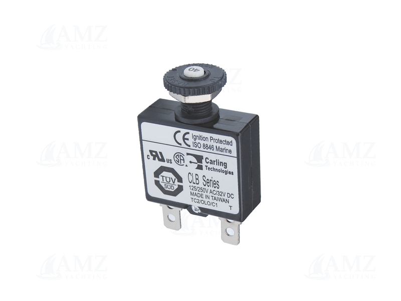 Blue Sea Systems 2143 Medium Duty 60A Push Button Circuit Breaker **New - View #9