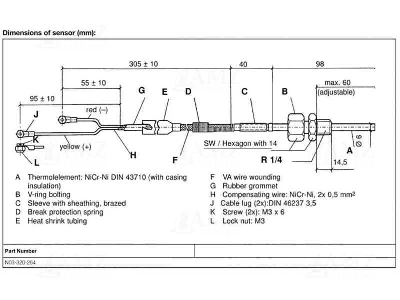 Pyrometer sensor