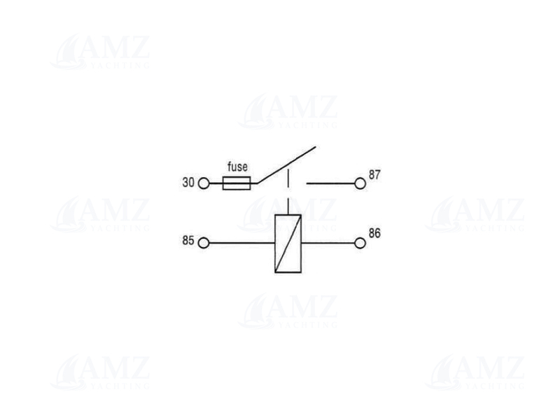 12V/30A Relay with Fuse