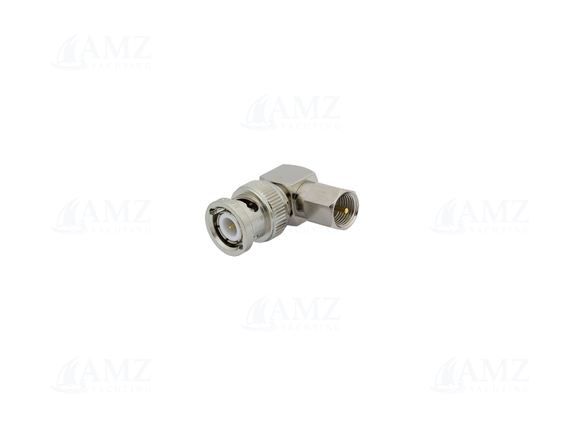 Adapter FME male to BNC male 90°