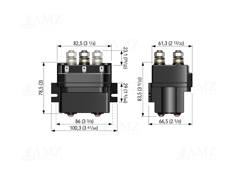 12V/150A Windlass Relay