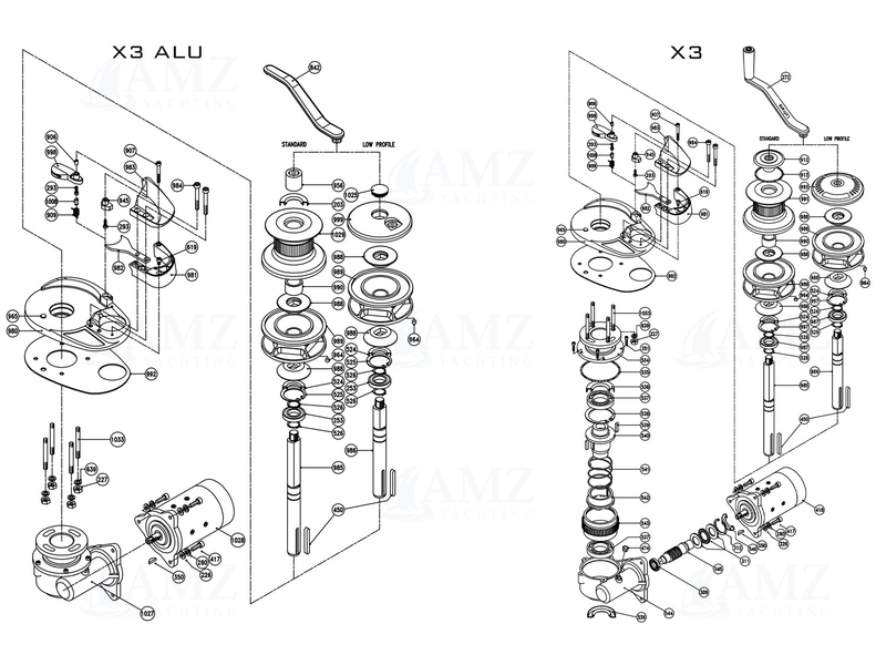 Ανταλλακτικά Κατακόρυφου Εργάτη X3